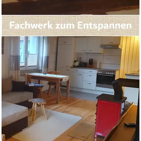 Fachwerk Zum Entspannen, Max. 3p 아파트 Bad Emstal